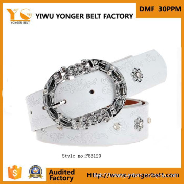 New Hot Fashion Women Ladies Elastic Dressy Belt with Rhinestone